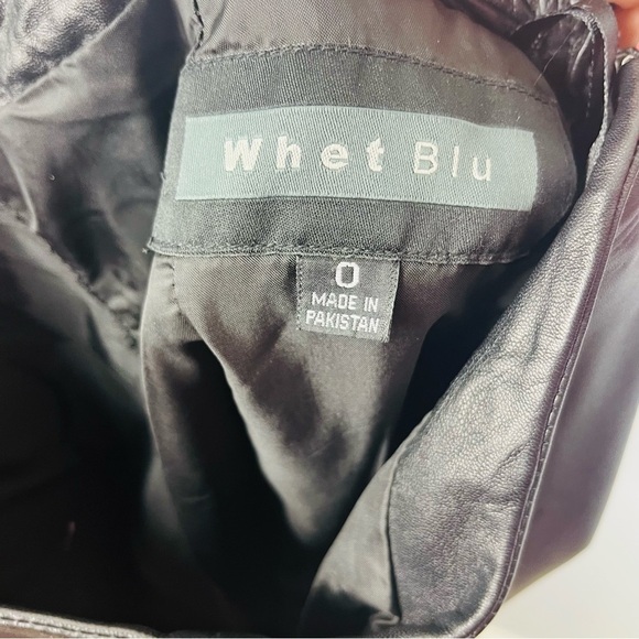 Whet Blu Size 0 Women's Flared Leather Pants - Picture 4 of 9